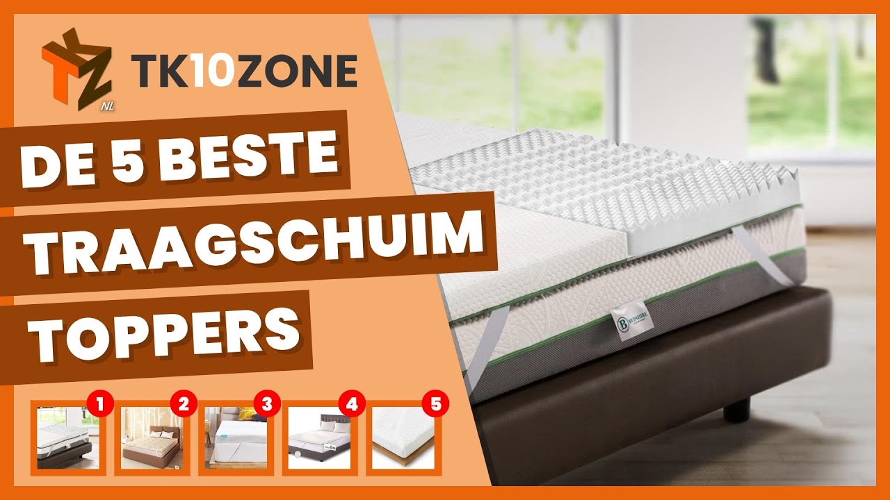 De 5 beste traagschuim toppers