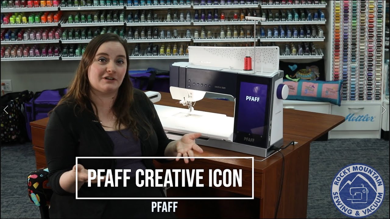 Швейная машина Pfaff Creative Icon — обзор вышивки