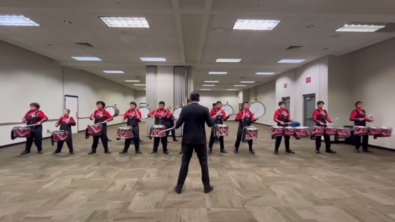 John B. Alexander High School Drumline - Fall 2024 Warm Up & Show Music