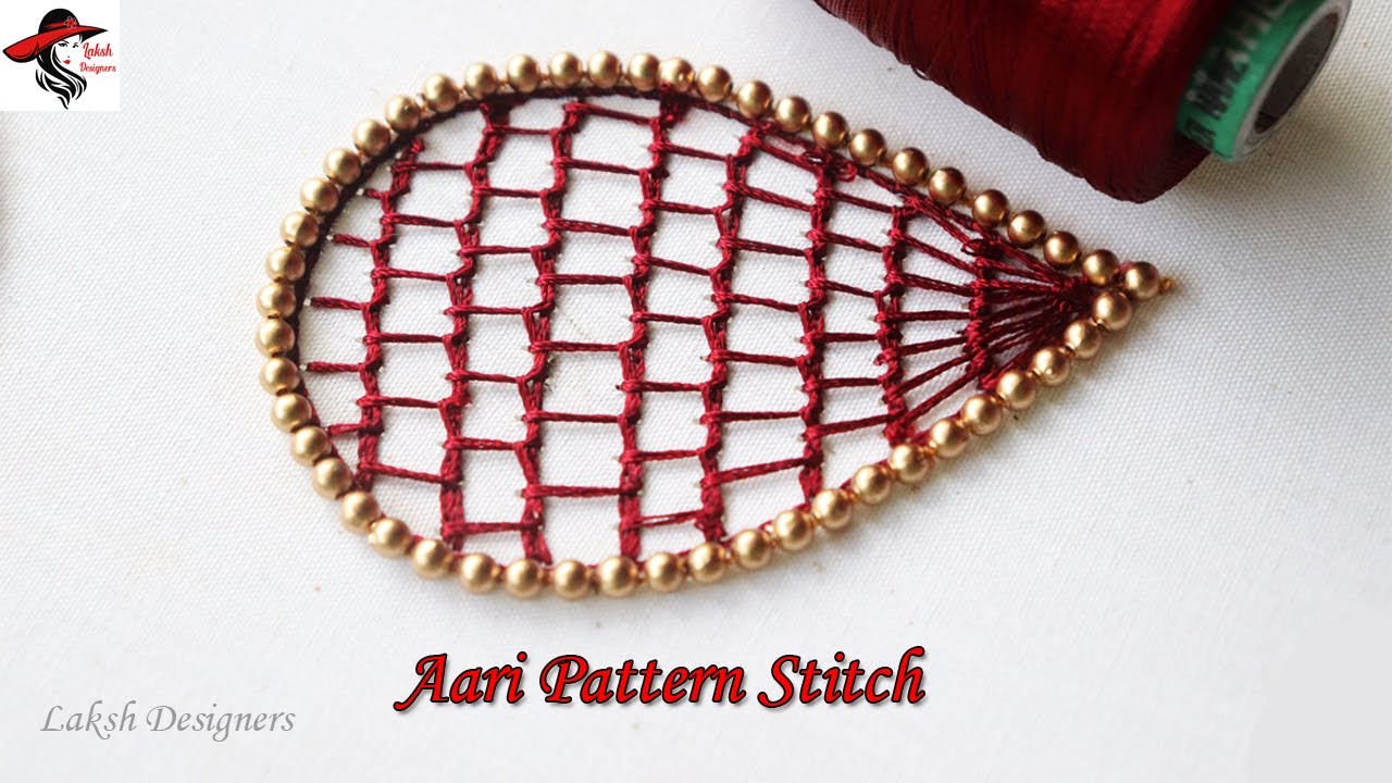 Aari Pattern Stitch Tutorial for Beginners | aari work basic stitches online classes in tamil
