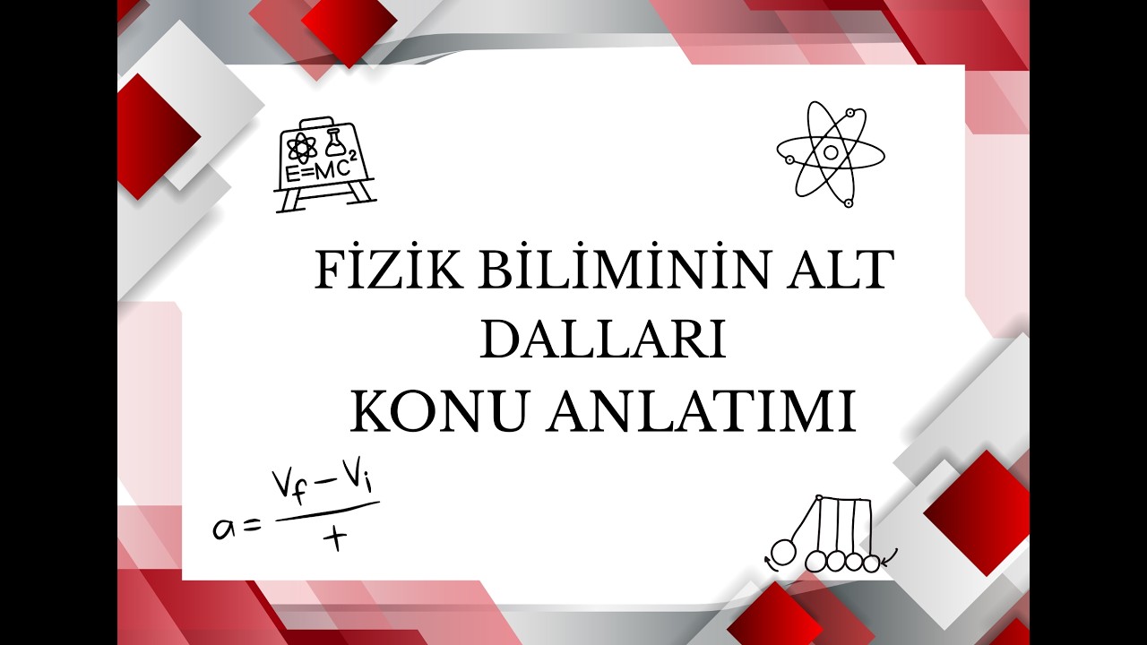 fizik biliminin alt dalları konu anlatım