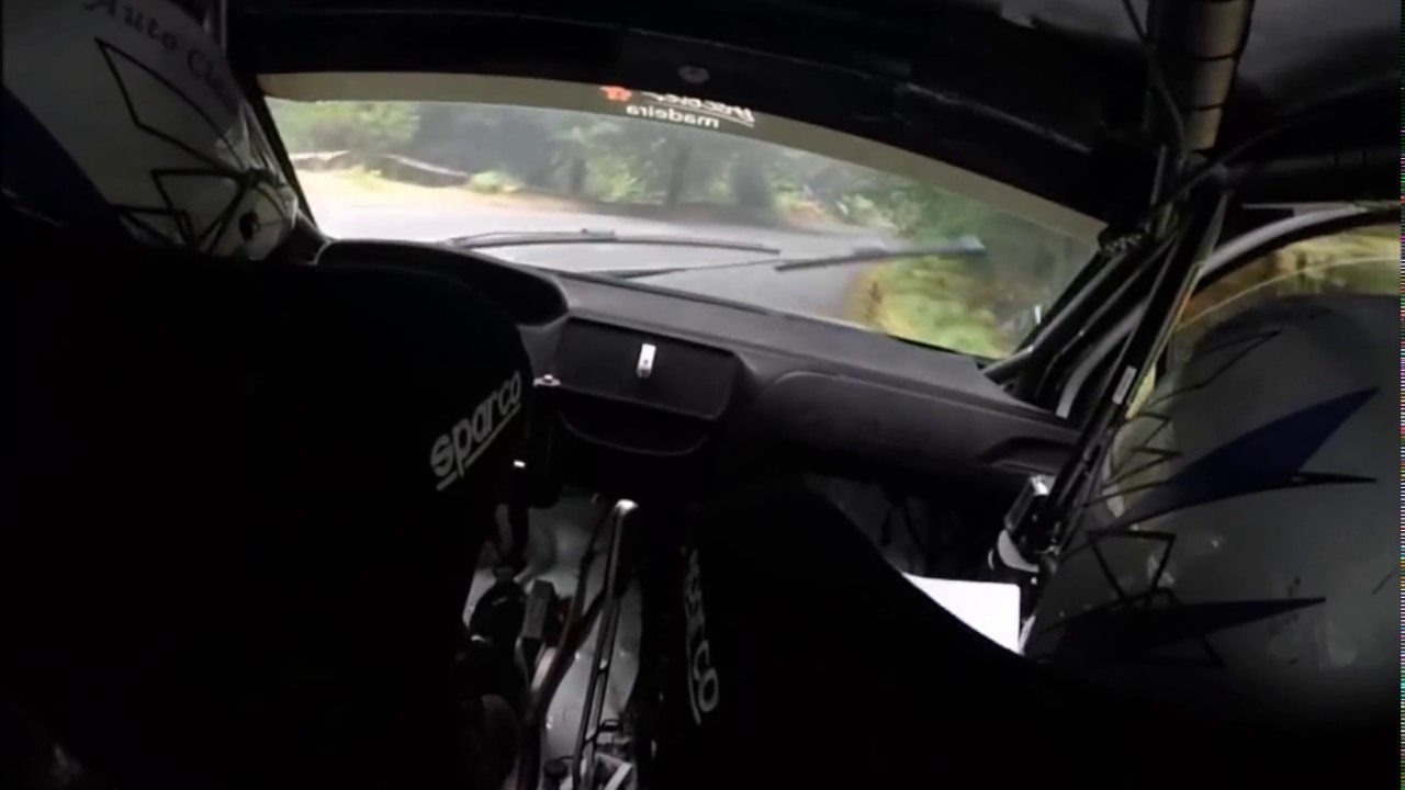 Onboard Rui Fernandes - João Freitas   Peugeot 208 Rali Vinho Madeira 20172 7º Pec R