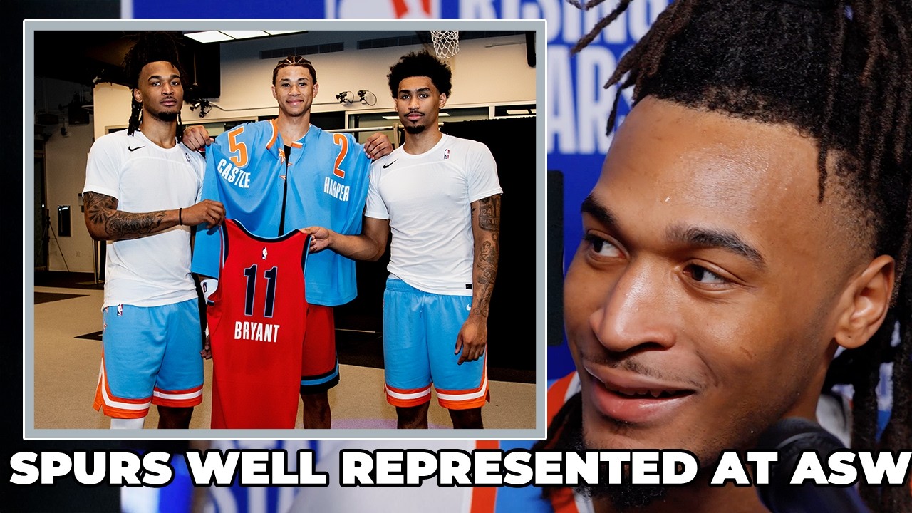 Stephon Castle on Having Spurs Well Represented at All-Star Weekend