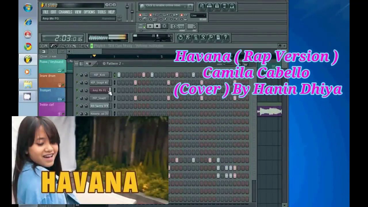 (FL Studio Indonesia) - Camila Cabello - HAVANA- (Cover) by Hanin Dhiya
