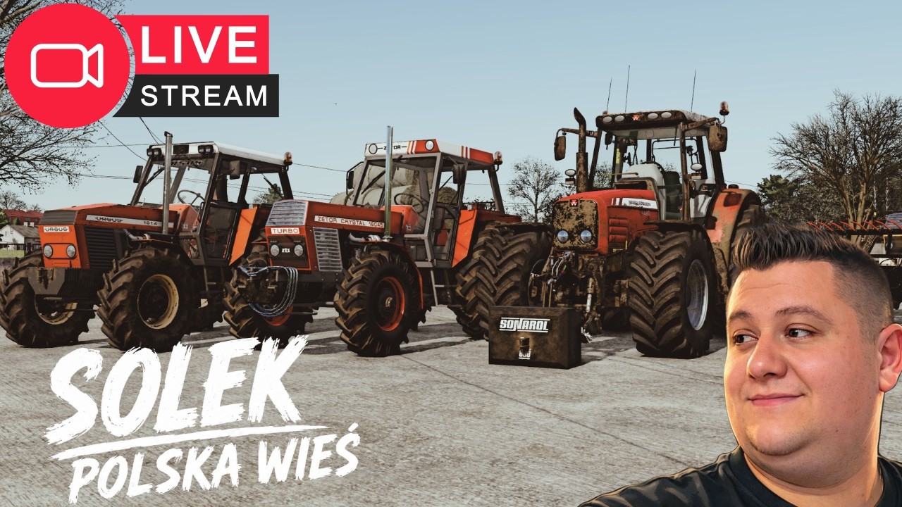 🔴 NA ŻYWO | FS25 POLSKA WIEŚ 🇵🇱🌾 | SOLEK SIUP! SIUP! LECIMY! 🚜💥Jak Tam Leci ? ⛱️🔆#fs25 #nażywo