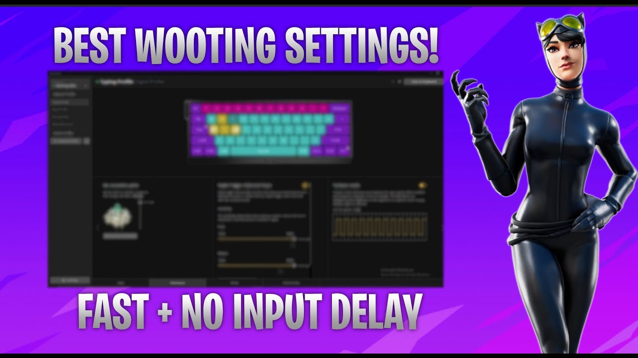 ЛУЧШИЕ НАСТРОЙКИ WOOTING 80HE/60HE ДЛЯ FORTNITE! (БЫСТРО/БЕЗ ЗАДЕРЖКИ ВВОДА)