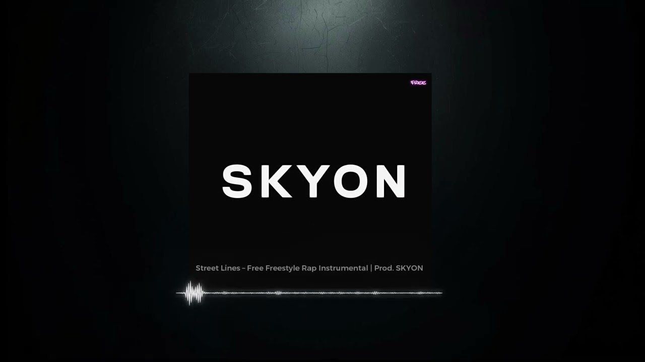Street Lines – Free Freestyle Rap Instrumental | Prod. SKYON
