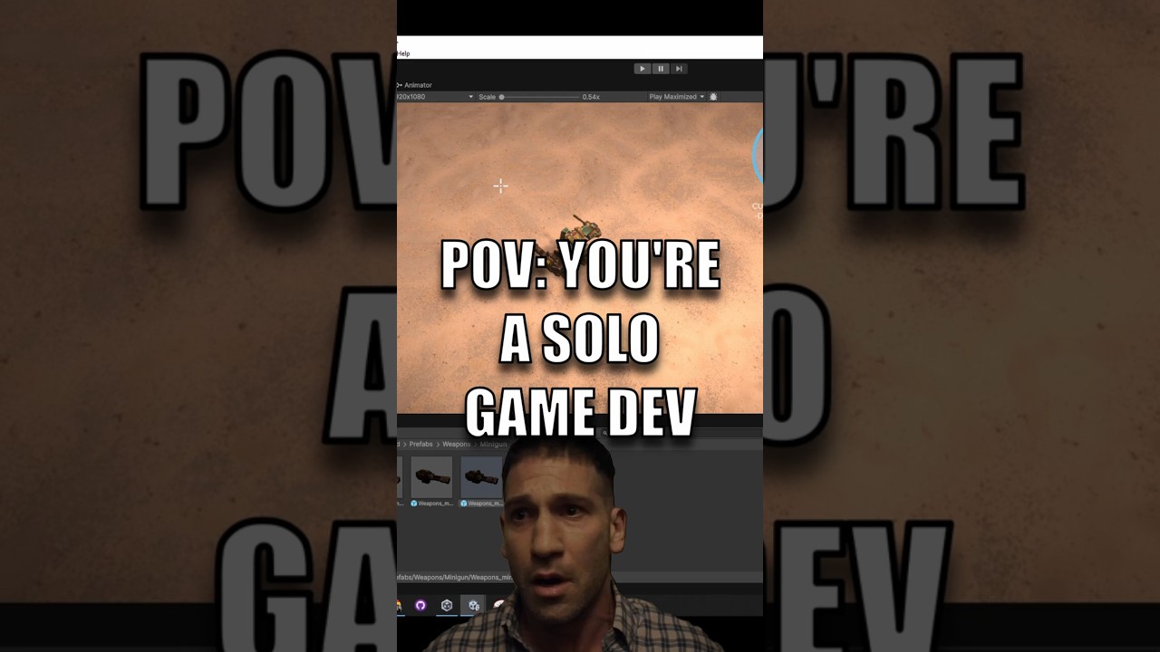 POV: You're a SOLO GAME DEV