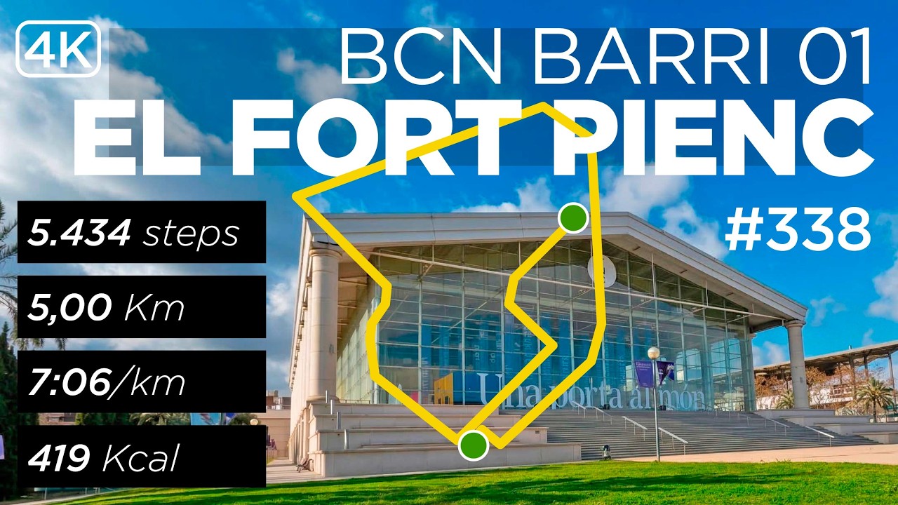 26 03 19 — BCN 73 BARRIS - #01 El Fort Pienc —  | 5.0 km at 7:06/km