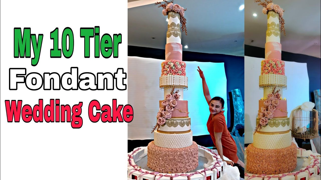 10 TIER WEDDING CAKE