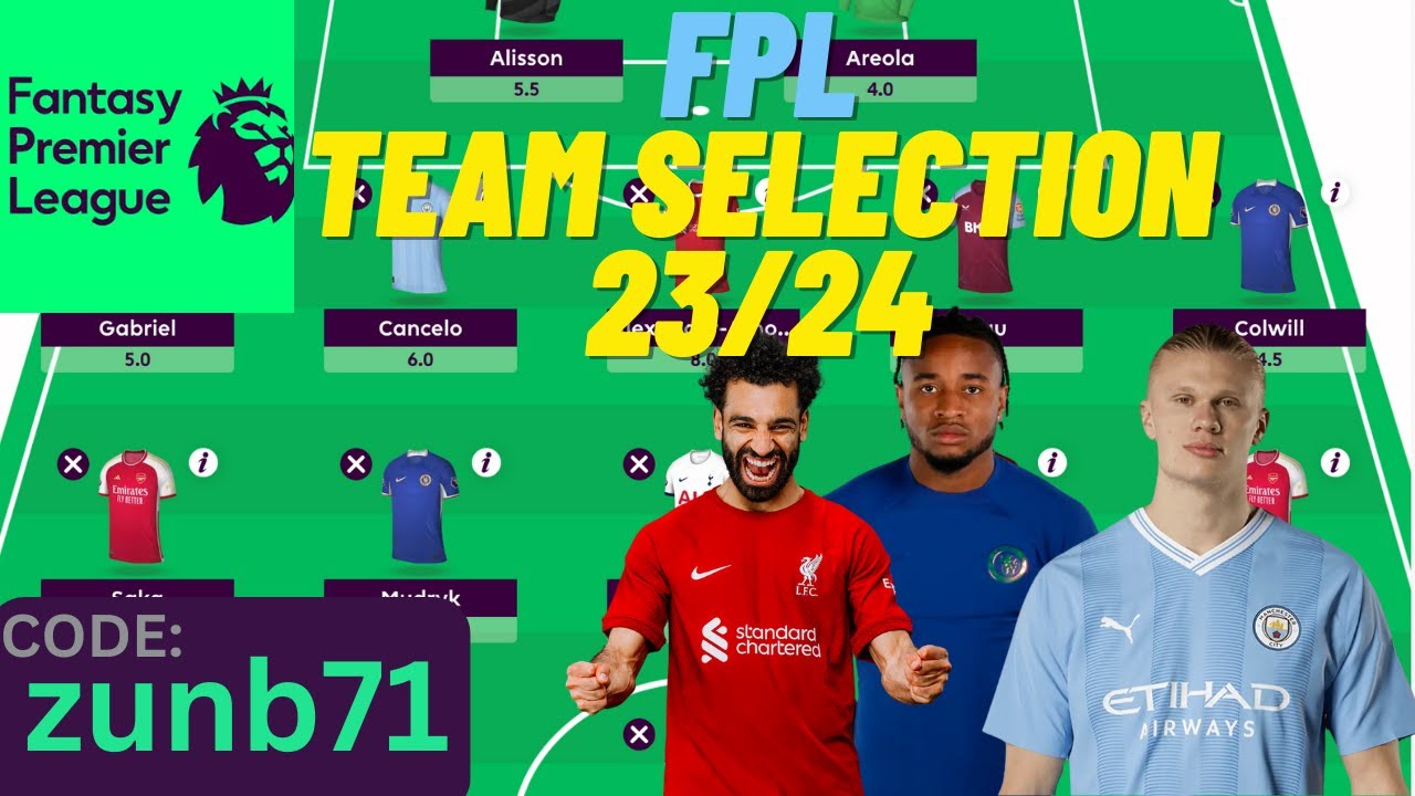 (ASMR) Creating My 2023-2024 Premier League Fantasy Football Team!