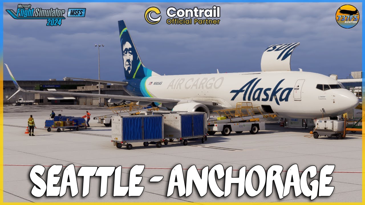 MSFS LIVE | Haulin' Freight in the 737? | Alaska Air Cargo OPS to snowy Anchorage (ANC) ❄️