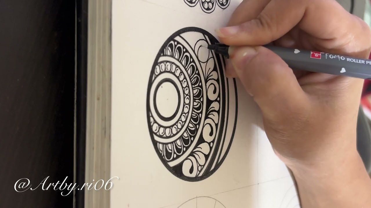 ✨ Mandala Art | Relaxing & Peaceful Drawing ✨