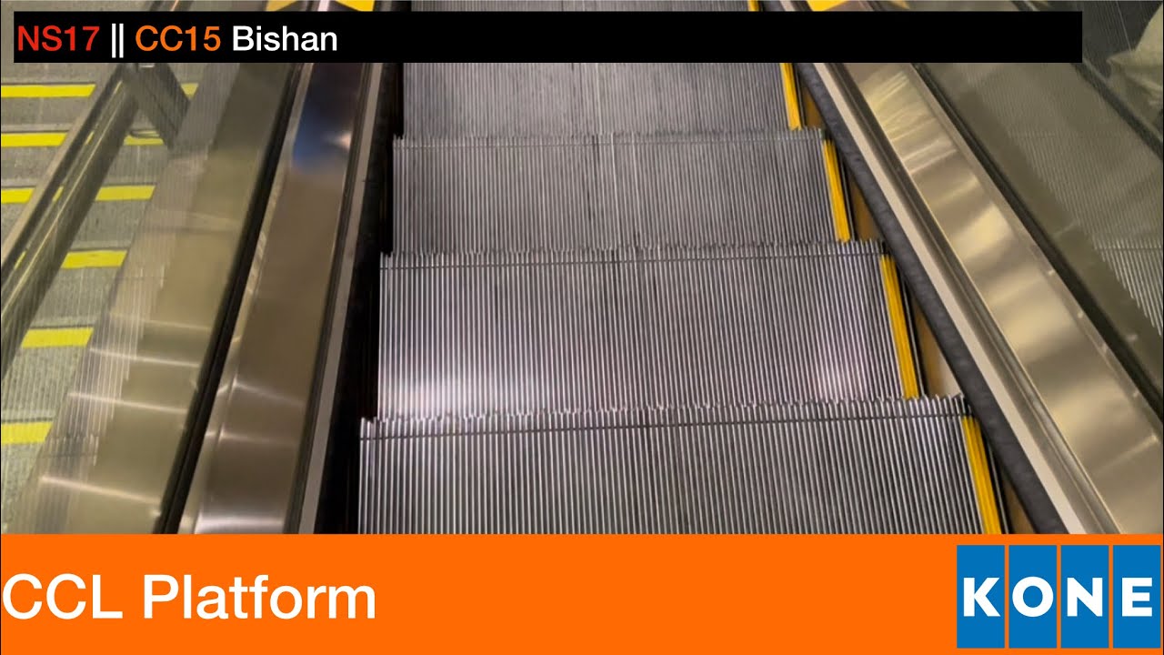 Bishan MRT Station || Kone Escalator (CCL Platform)