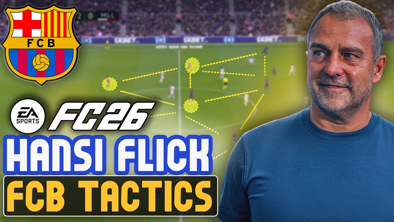 EA FC 26 | Hansi Flick Tactics⚡ Ultimate FC Barcelona Blueprint