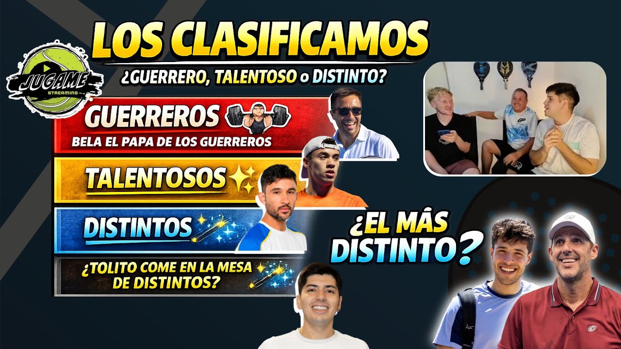 CLASIFICAMOS A LOS JUGADORES DE PÁDEL | ¿Guerreros, Talentosos o Distintos? 🎾🤔📋