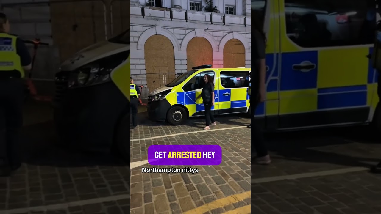 UK Police Face Angry Woman in Dramatic Confrontation  #uk