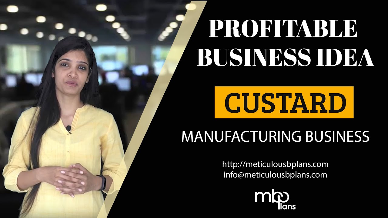 CUSTARD POWDER Manufacturing Business[LOW investment Manufacturing Business]