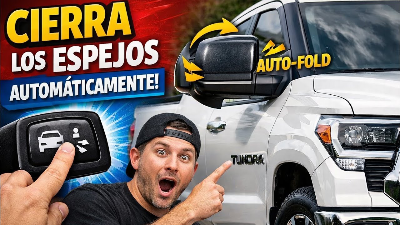 🚨 Cómo Cerrar Automáticamente los Espejos de la Toyota Tundra (Fácil y Rápido)