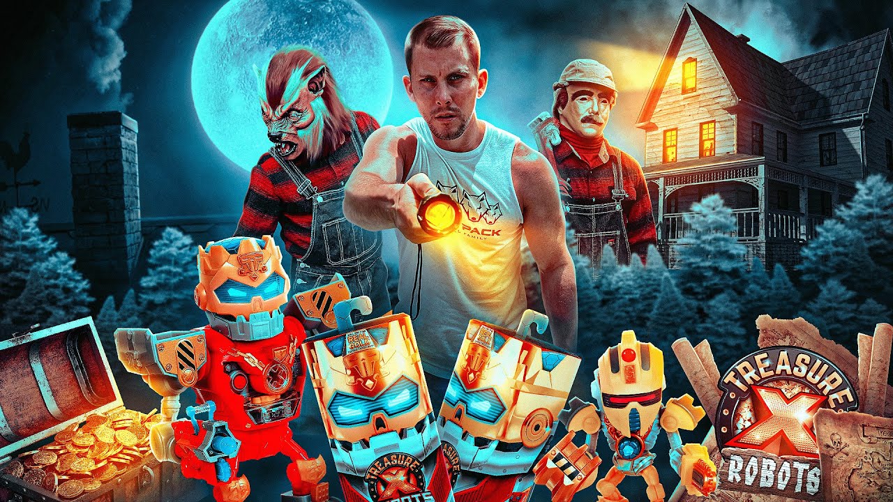Werewolf Sneak Attack 28! Discovering Treasure X Robots Gold! S4E6