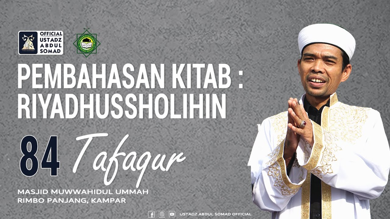 LIVE | NGAJI KITAB RIYADHUSSHOLIHIN 84 