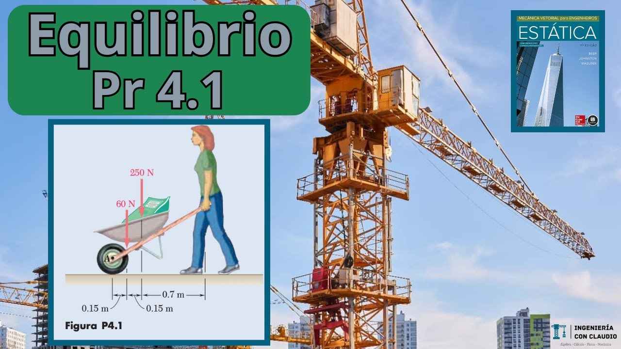 Estática | Problema 4.1 – Equilibrio de Partículas | Beer & Johnston