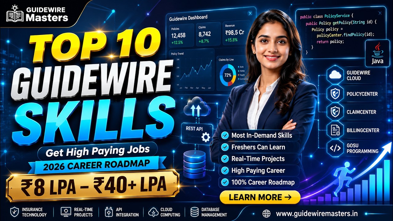 Guidewire Training | Top 10 Guidewire Skills to Get a High Paying Job