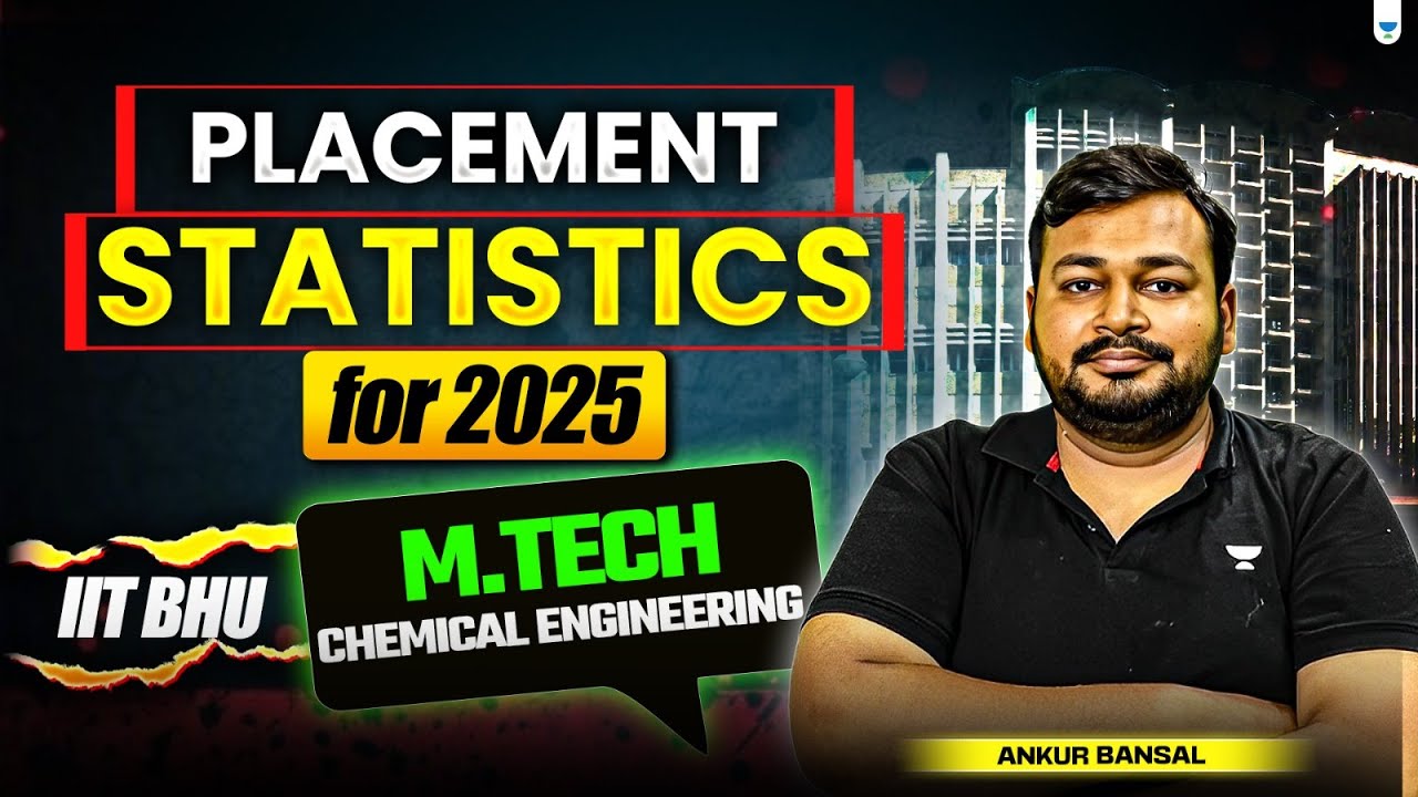 IIT BHU | Placement Statistics for 2025 | M.Tech Chem Engg | #AnkurBansal #MTechPlacements #BHU