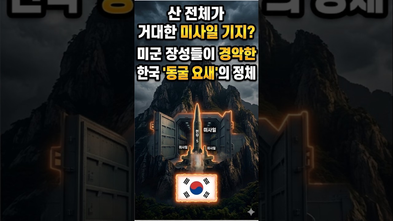산 전체가 거대한 미사일 기지?&nbsp;미군 장성들이 경악한 한국&nbsp;'동굴 요새'의 정체
