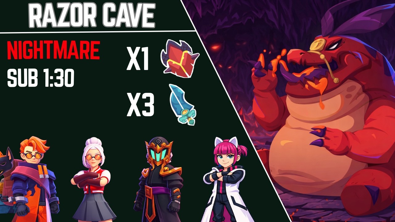 MO.CO | Razor Cave Nightmare | Sub1:30 (last NM sub1:30)
