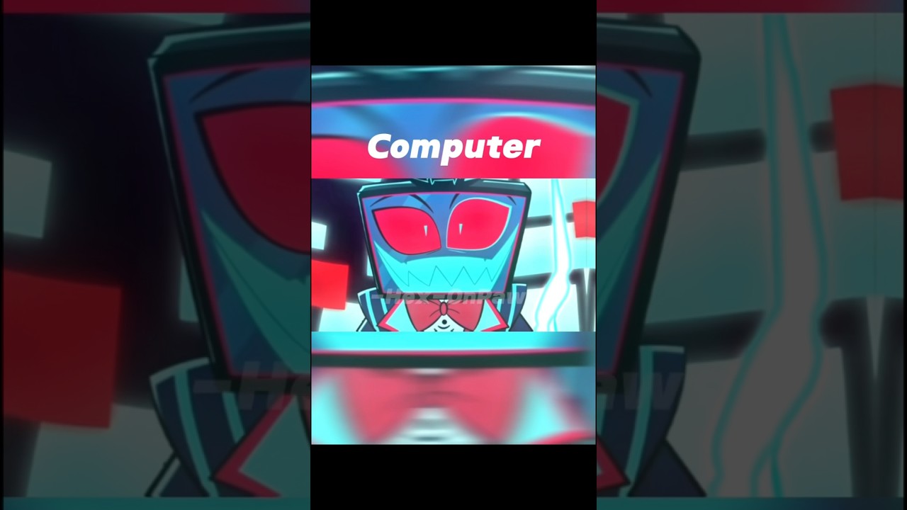 Computer, Internet, Radio + Camera #edit #hazbinhotel #vox #velvet #alastor #valentino #fyp #foryou