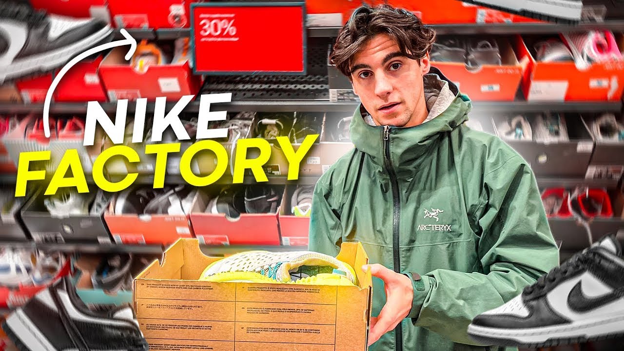 VLOG : JE VOUS EMMÈNE DANS LE PLUS GROS NIKE FACTORY DE FRANCE 🇫🇷