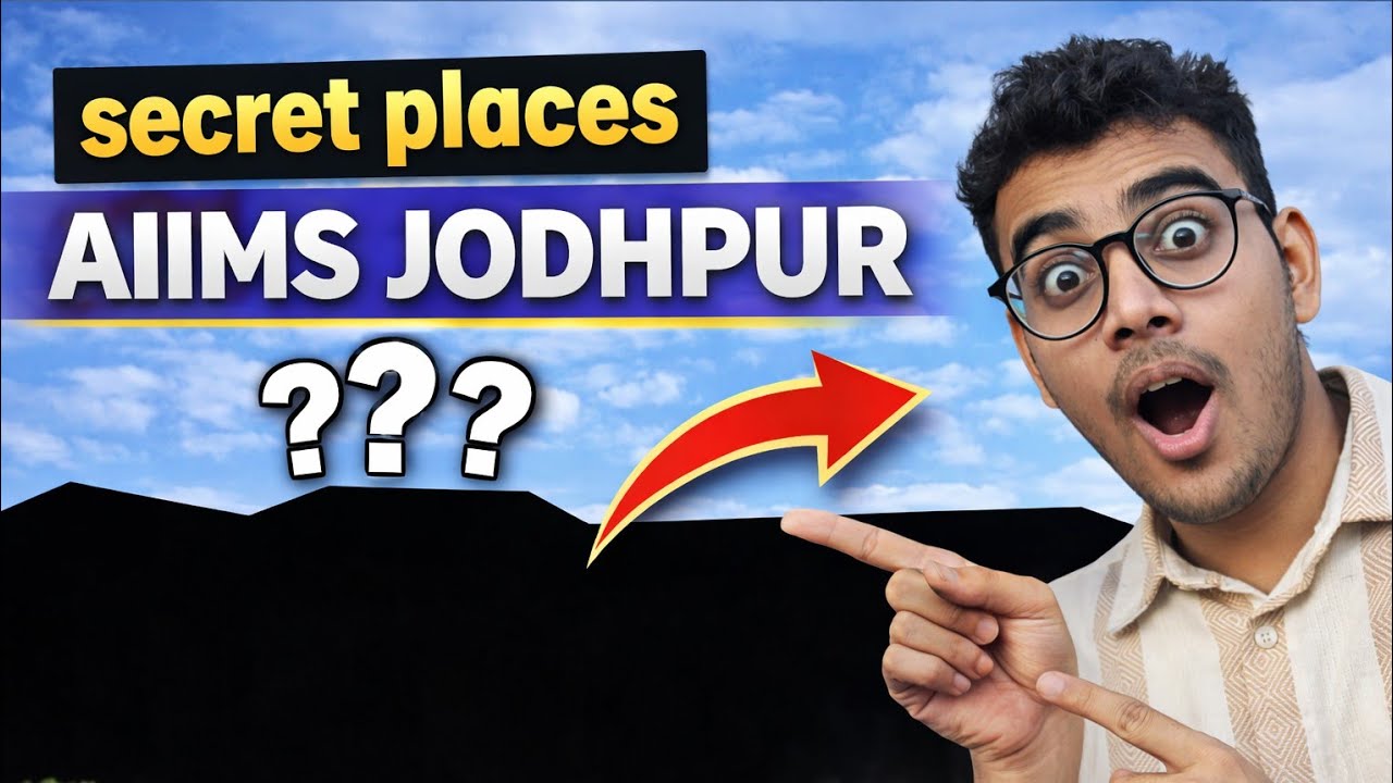 UNSEEN PLACES 😱😱| AIIMS JODHPUR | VLOG #aiimsjodhpur #campustour #neet2026 