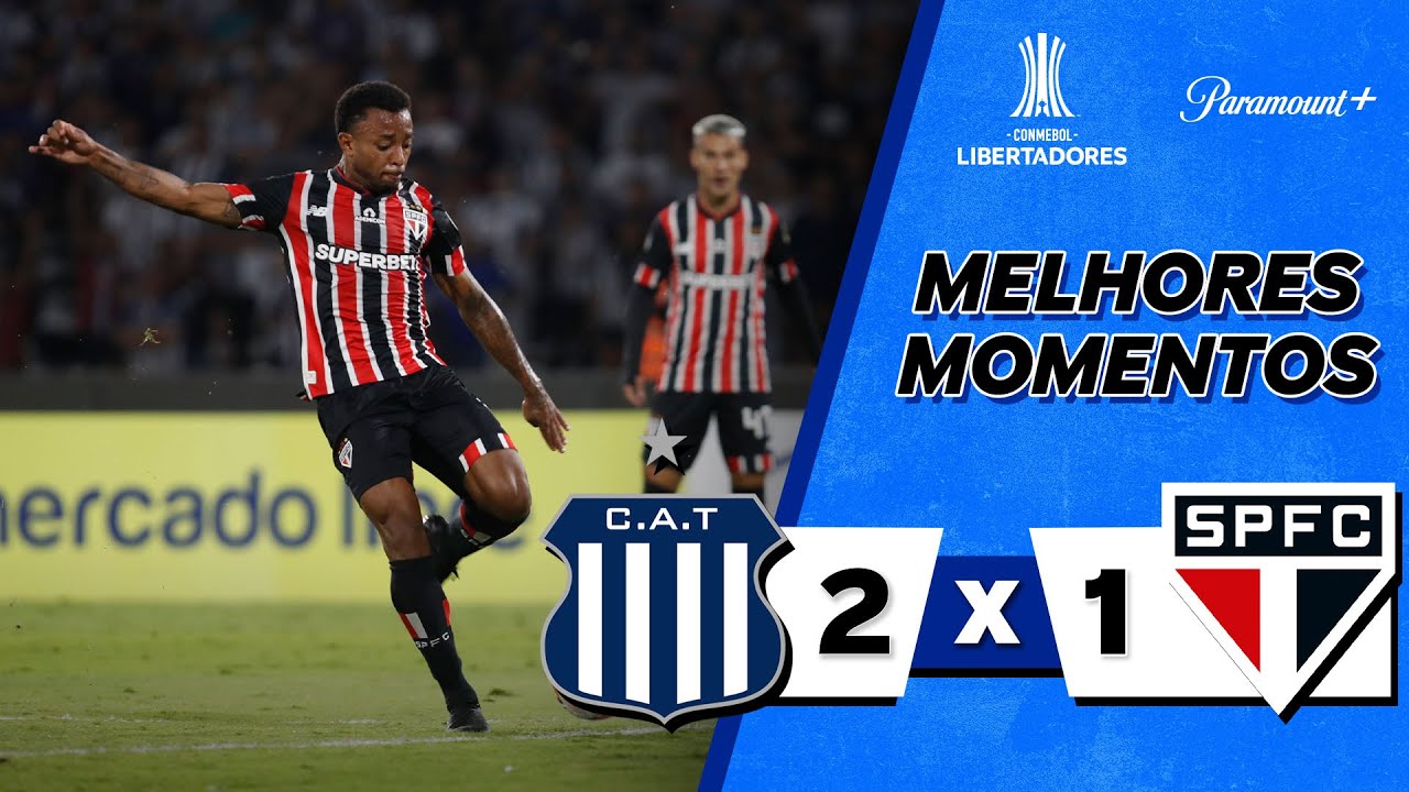 TALLERES 2 x 1 SÃO PAULO - CONMEBOL LIBERTADORES 2024 | Paramount Plus Brasil