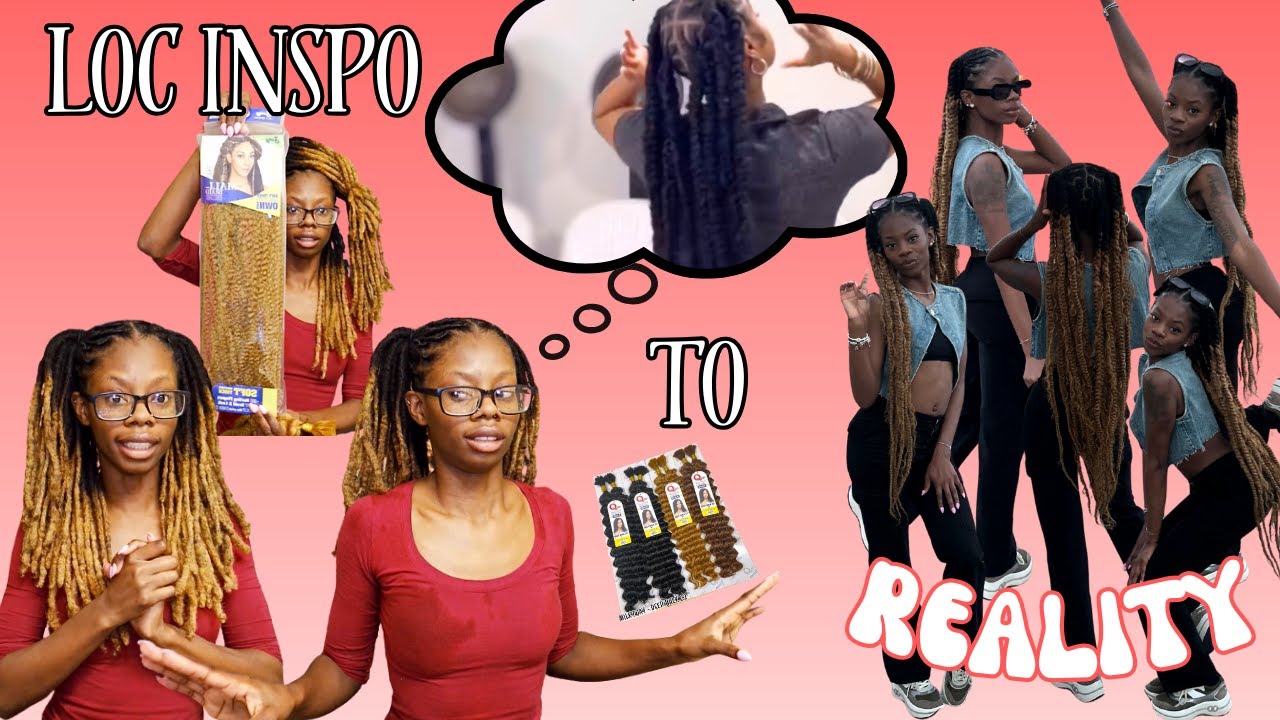 LOC VLOG | Ever Find Loc Inspo Online? Watch Me Try It Out 👀✨