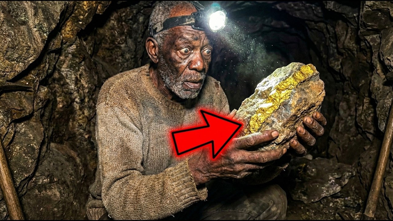 Irmão e irmã abandonam o pai em um asilo. Um mês depois, ele reaparece com uma mala cheia de ouro