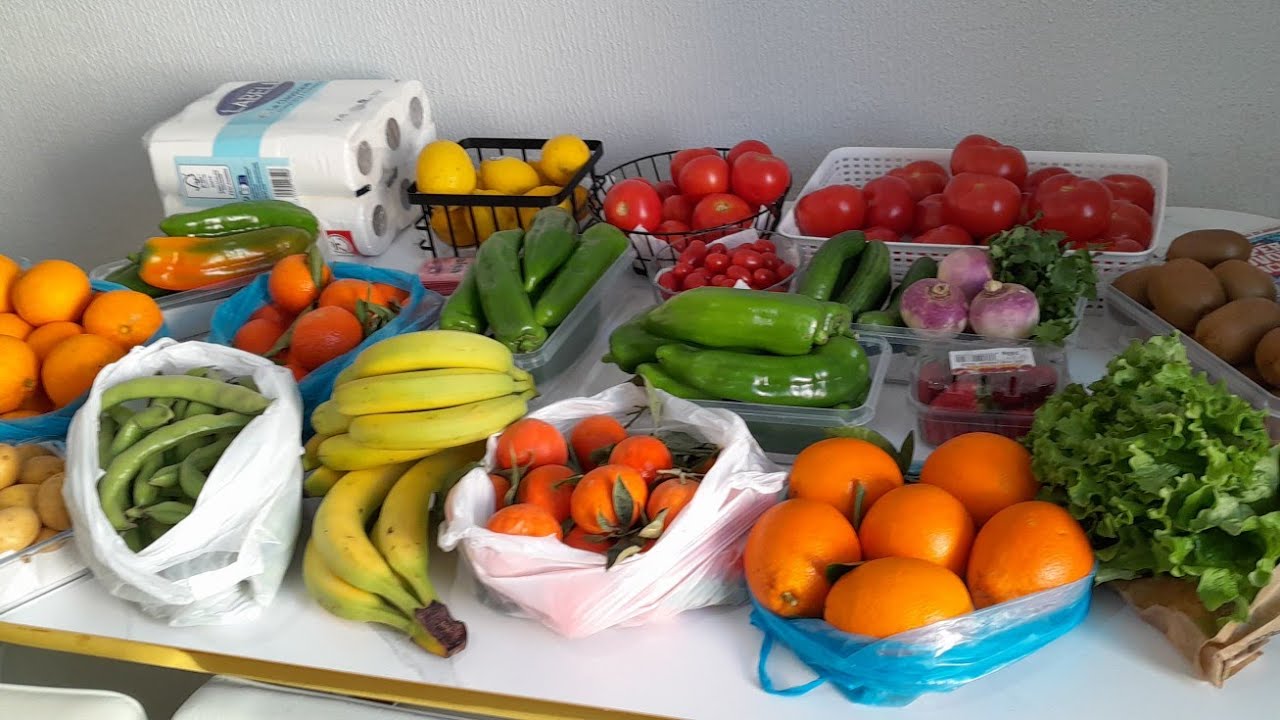 مشترياتي من الخضر و الفواكه لاخر اسبوع في الشهر/احبي نفسك و دلليها /تحضيرات رمضان و افكار حصرية