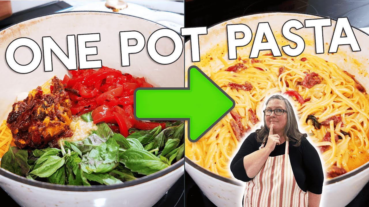 Easy One Pot Pasta Recipe - Cook This When You Don't Have A Lot of Time