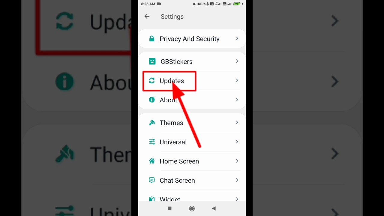Gb whatsaap ko update kaise kare😱 #youtube😱 #shorts #video #viral #trending #impossible😱