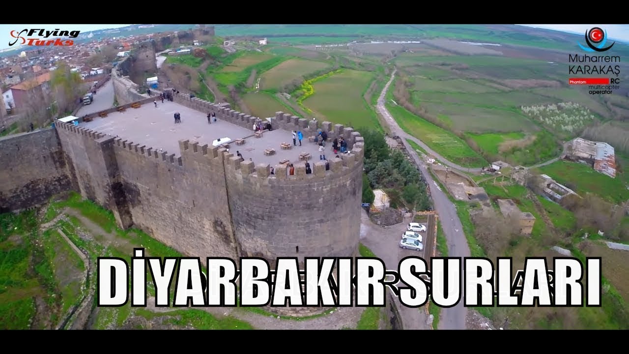 Diyarbakır Surları - Walls of Diyarbakir (from the air) TURKEY