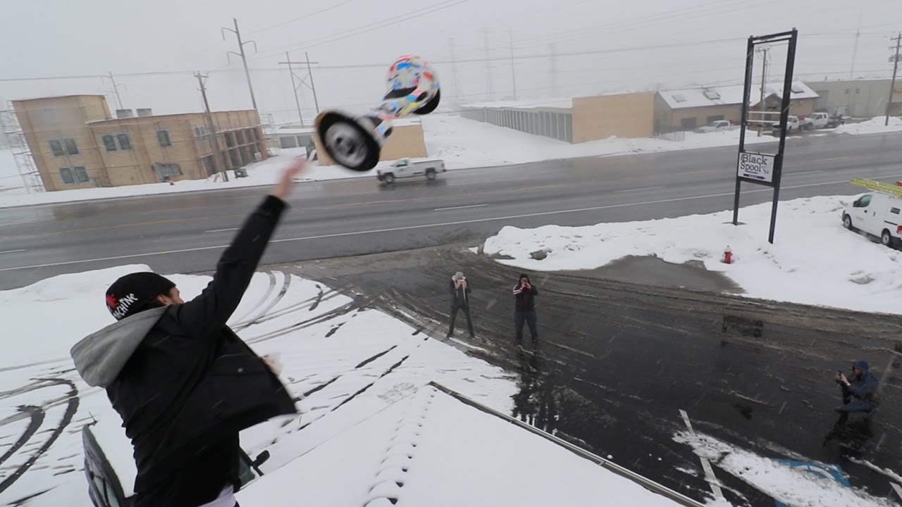 THROWING IT OFF THE ROOF!!