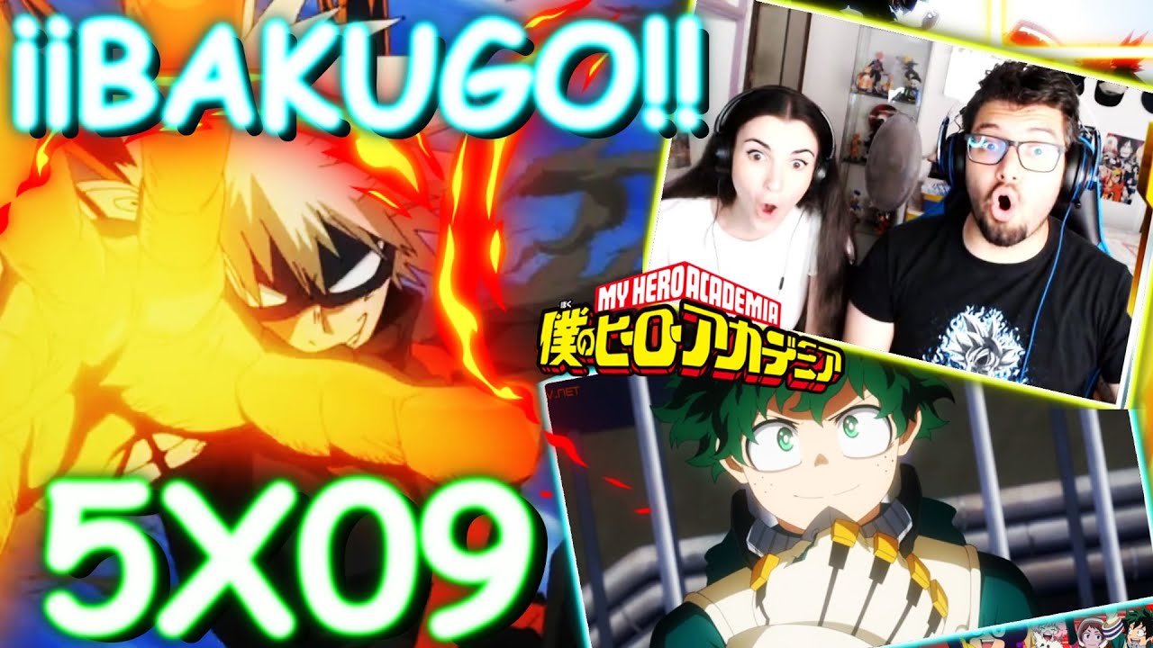 ⭐¡¡BAKUGO!!⭐ *BOKU NO HERO* TEMPORADA 5 CAPITULO 9 (Sub Español) [REACCION] con MdeWAIFU