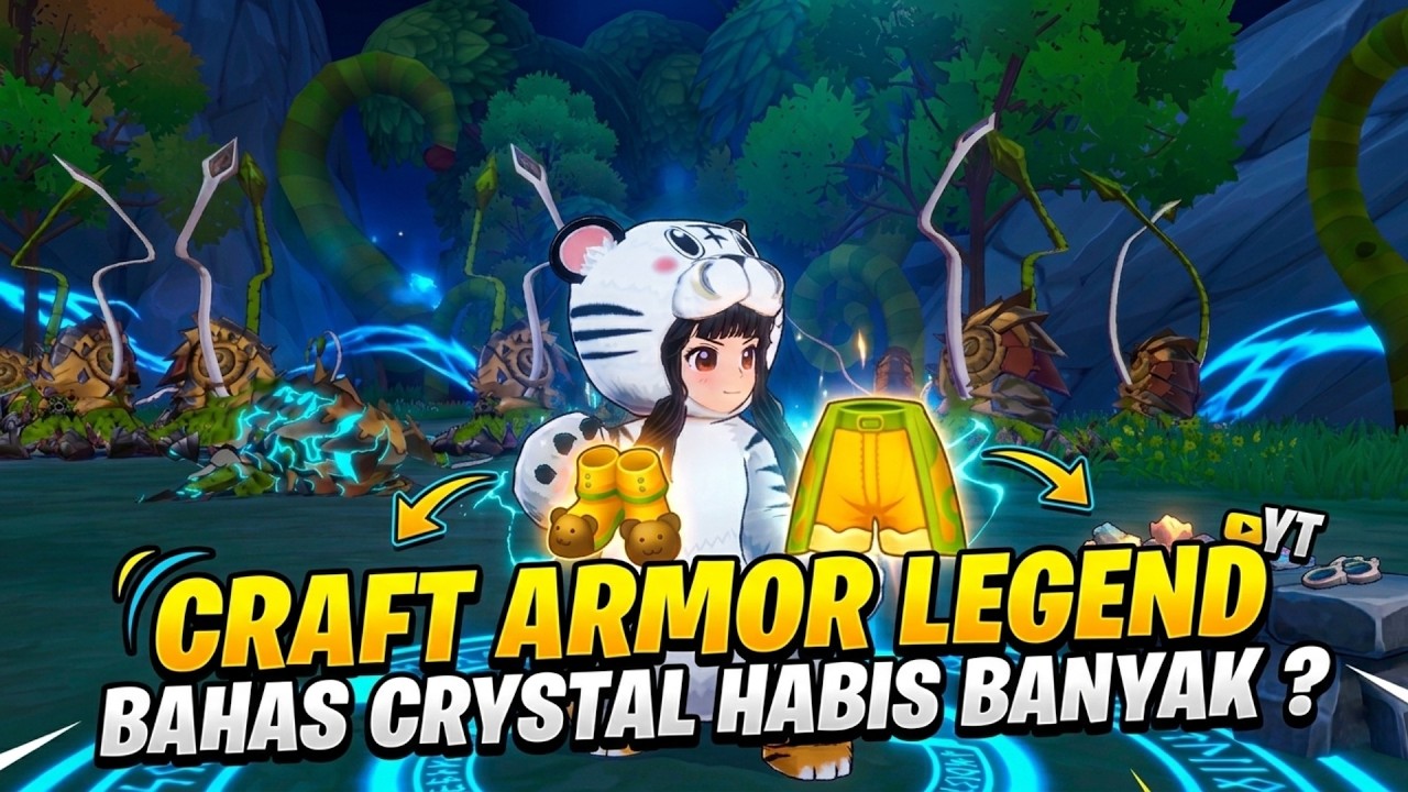 CRAFT ARMOR LEGEND LVL 66 ? BAHAS CRYSTAL HABIS BANYAK BENER ! ! - SEAL M ON CROSS