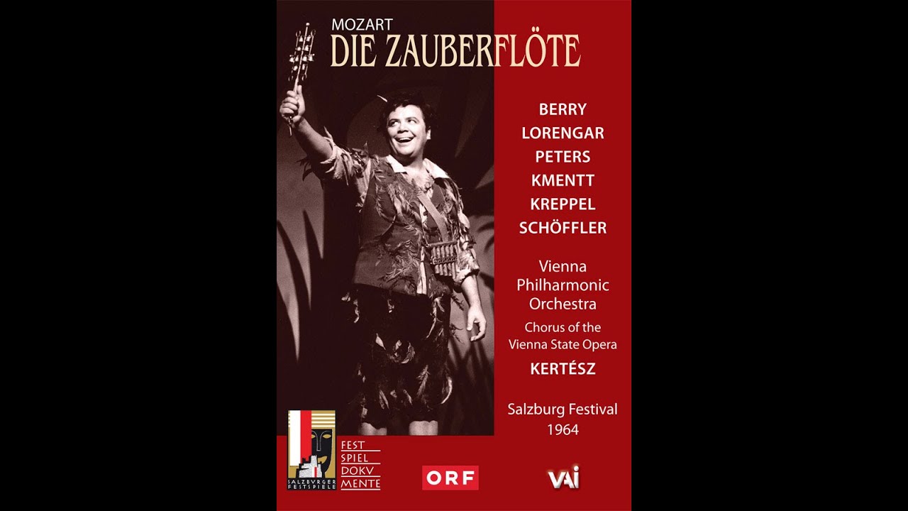 Mozart - Die Zauberflote - Video - Salzburg, 1964