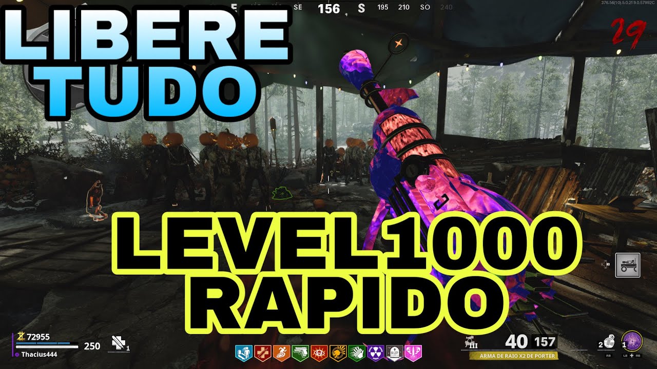 LIBERE CAMUFLAGENS E LEVEL 1000 GODMODE GLITCHE COLD WAR ZOMBIES @thacius444 #coldwar #callofduty
