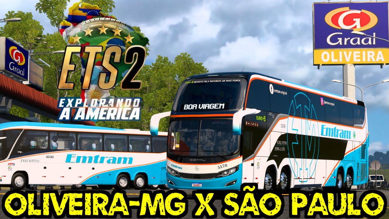 EMTRAM - GRAAL OLIVEIRA ATÉ SÃO PAULO | SOM MERCEDES EURO 6 (COMIL INVICTUS CD3DSHOP)