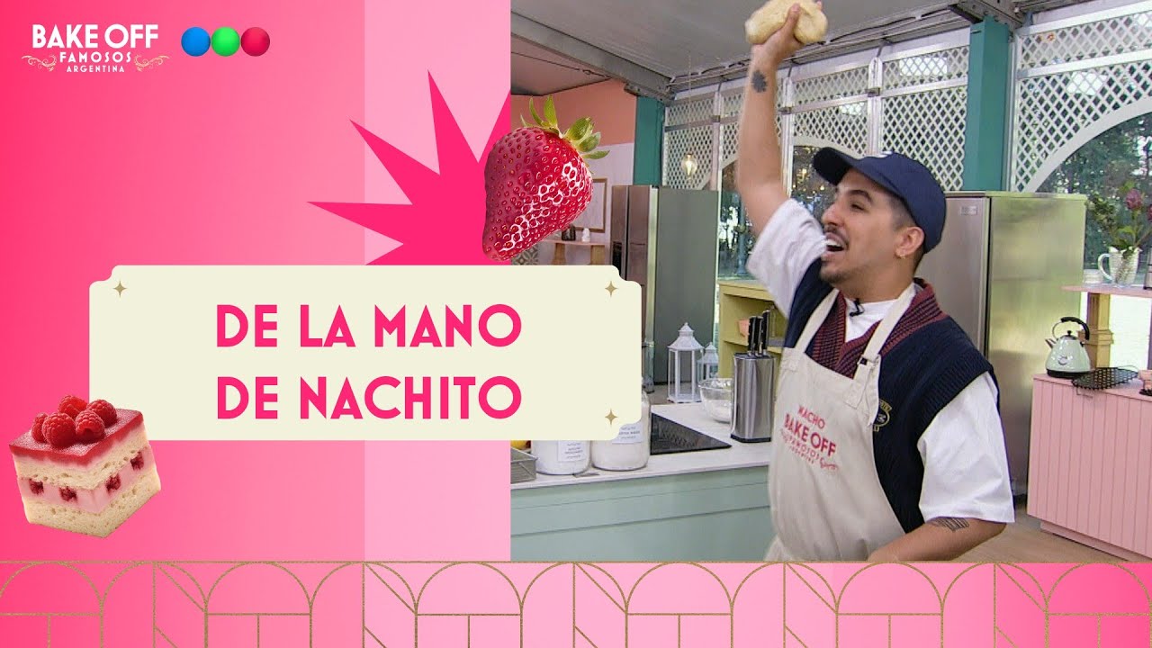 Los famosos hornearon bajo las órdenes de Nacho Elizalde - Bake Off