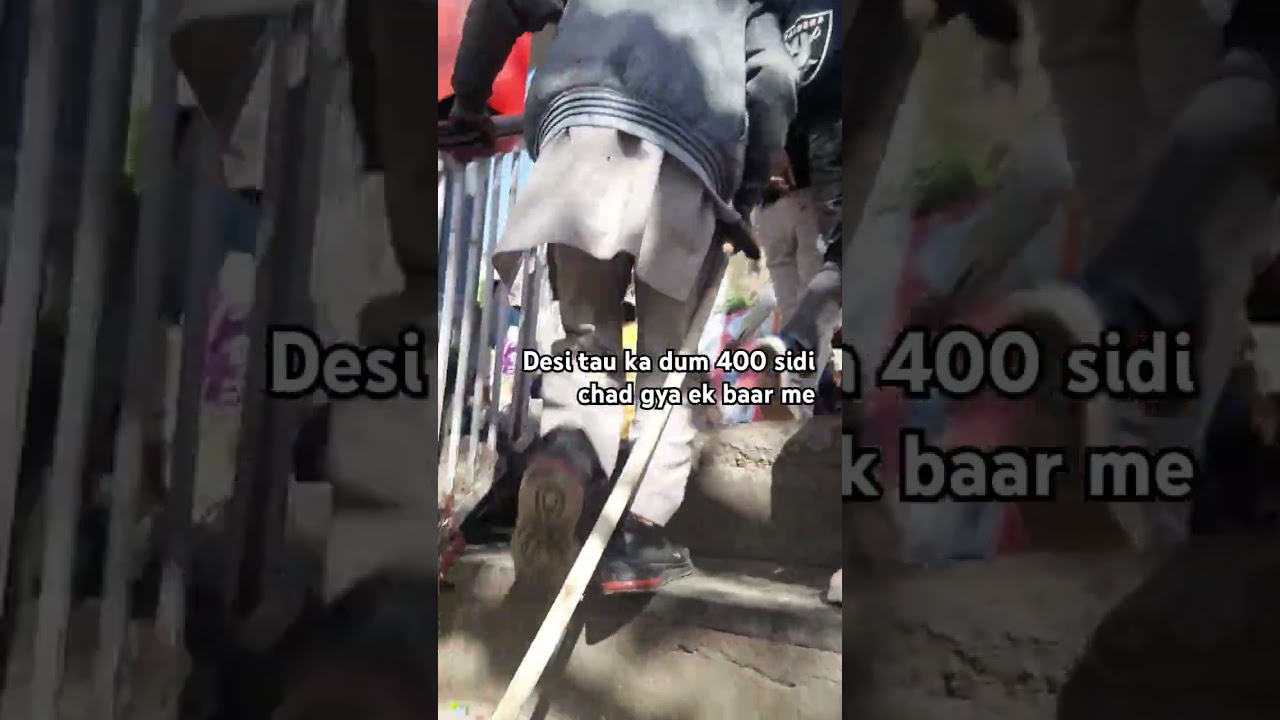 Desi old man maa vaisno devi sidi ek baar me 400 sidi chad gya 