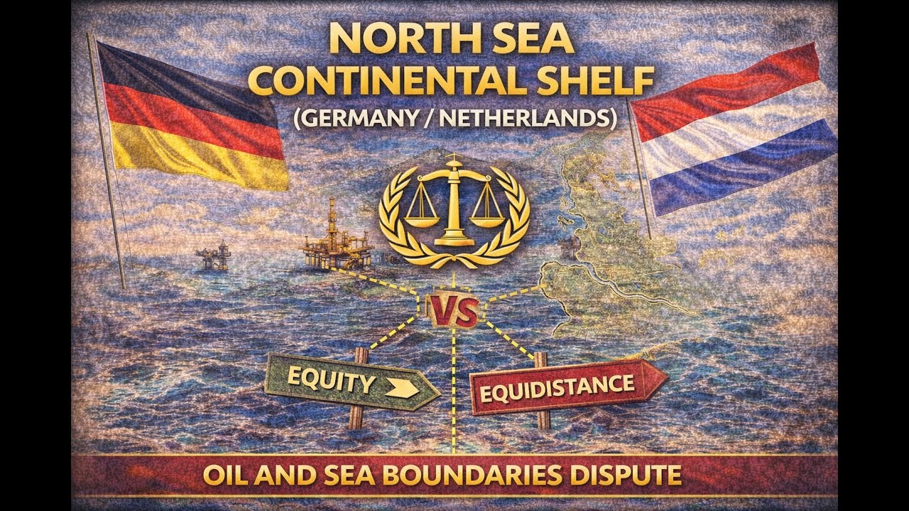 ICJ Case: North Sea Continental Shelf (Federal Republic of Germany vs Netherlands)