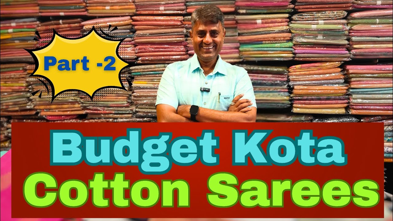 Coimbatore Best Kota Cotton Sarees! | சிறந்த காடன் சேலைகள் | Budget Saree collections🥻